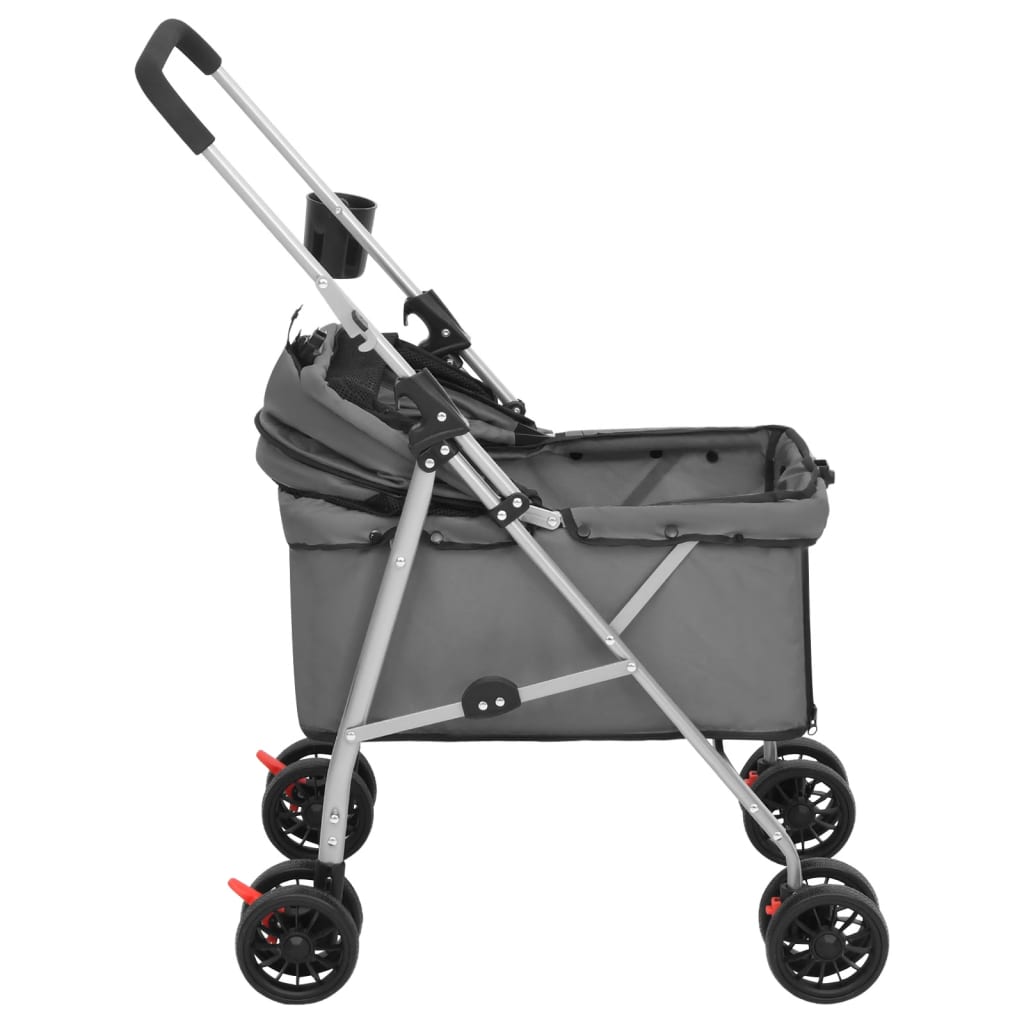 Foldable Dog Stroller 76x Oxford Fabric