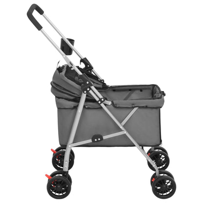 Foldable Dog Stroller 76x Oxford Fabric