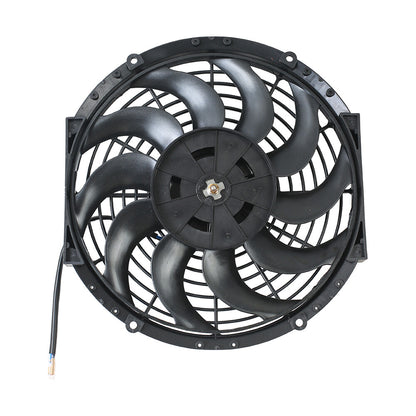 12 Inch Universal 12V 80W Electric Radiator Intercooler Slim Line Cooling Fan