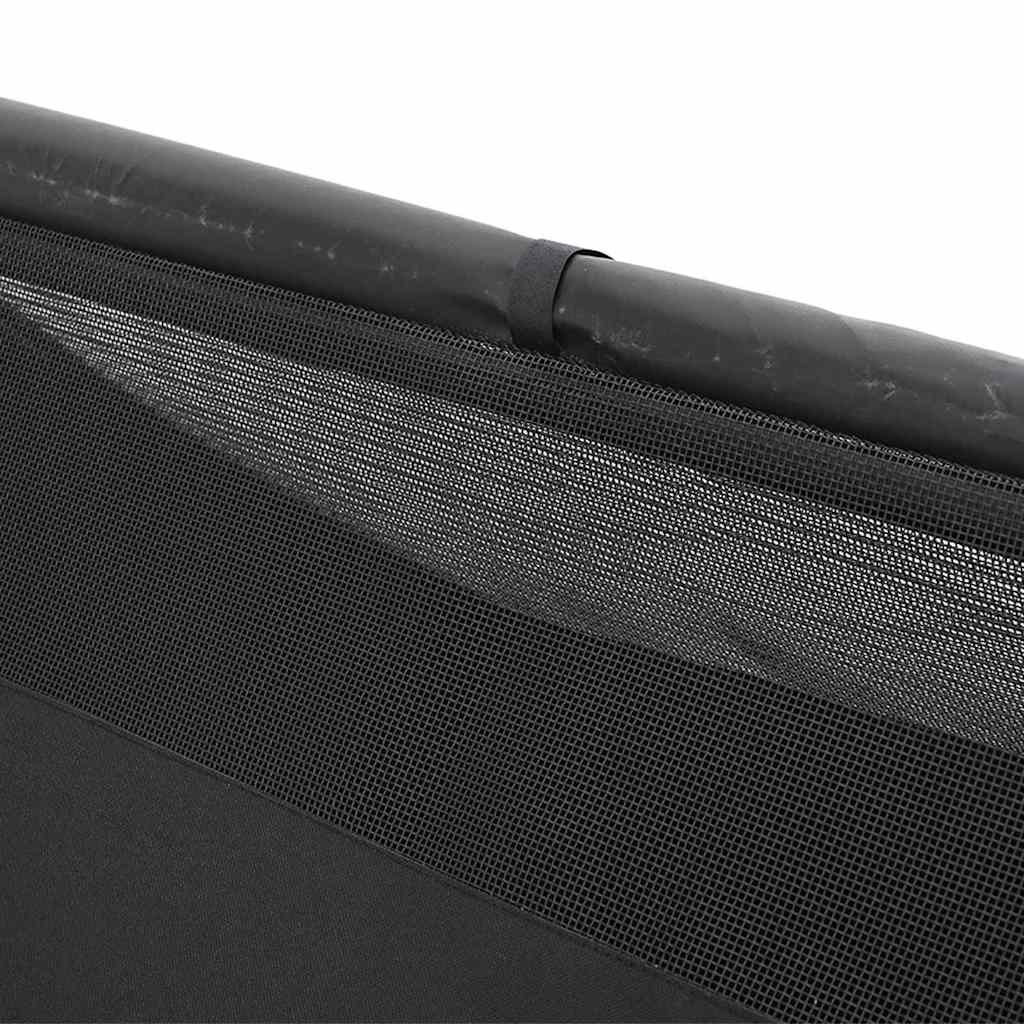 Dog House 90 x 65 x 85 cm Oxford Fabric Weatherproof Doghouse, Black, seamlessly into various Spaces