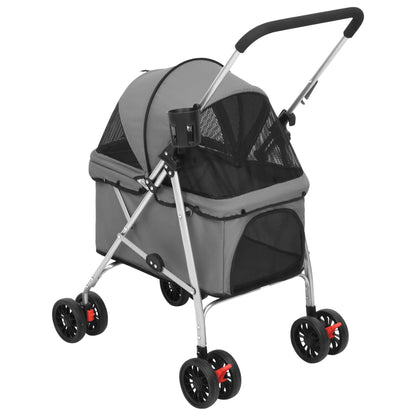 Foldable Dog Stroller 76x Oxford Fabric