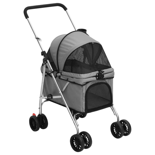 Foldable Dog Stroller 76x Oxford Fabric
