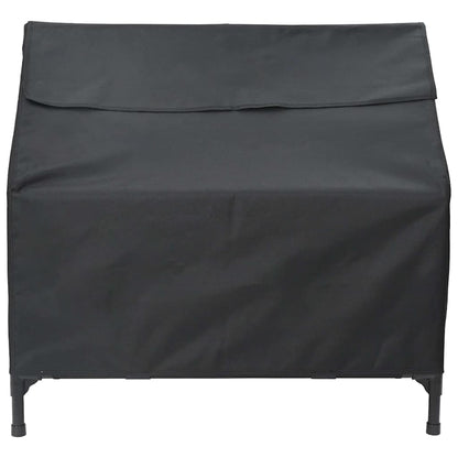 Dog House 90 x 65 x 85 cm Oxford Fabric Weatherproof Doghouse, Black, seamlessly into various Spaces