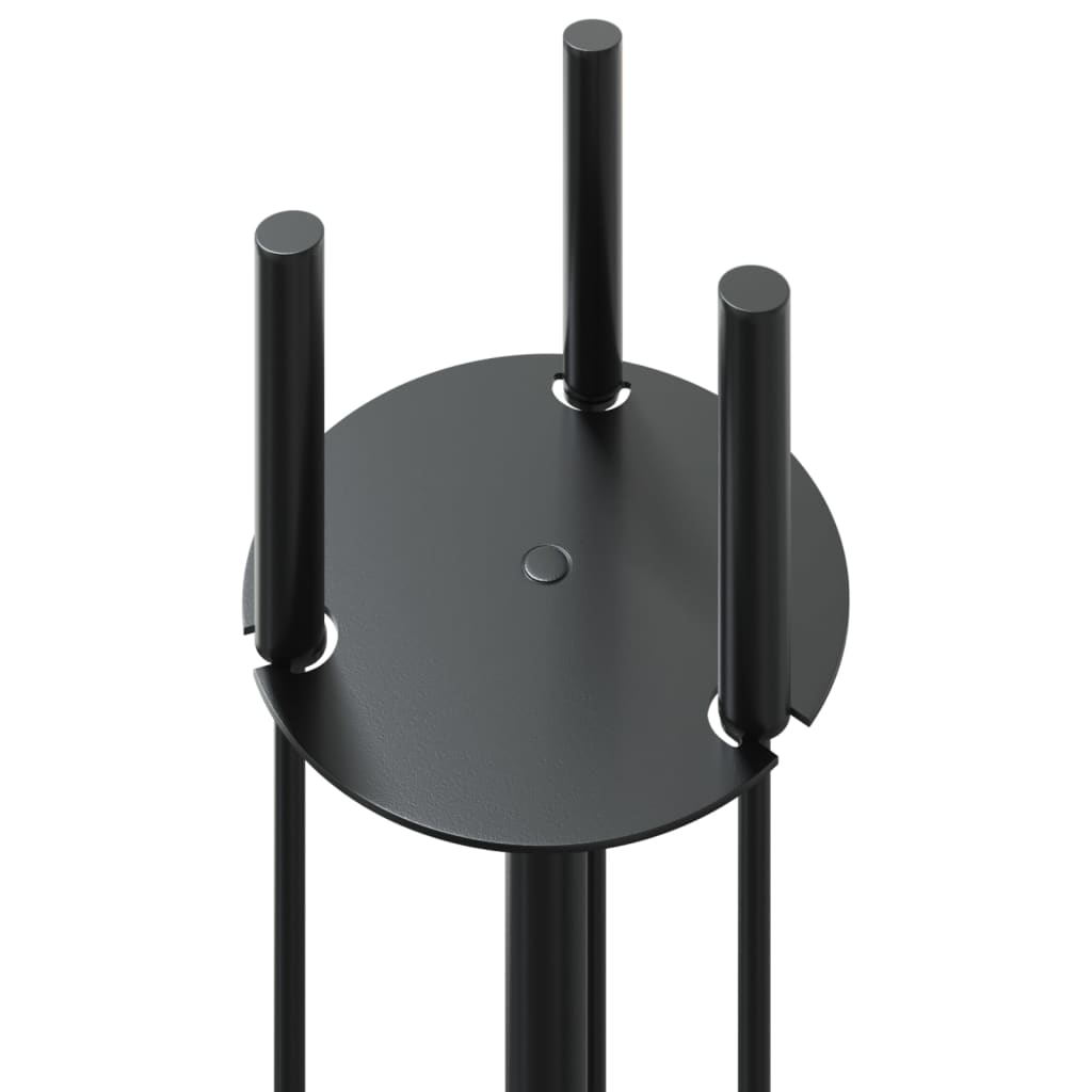 4-piece fireplace tool set 22 x 59 cm steel garden tool