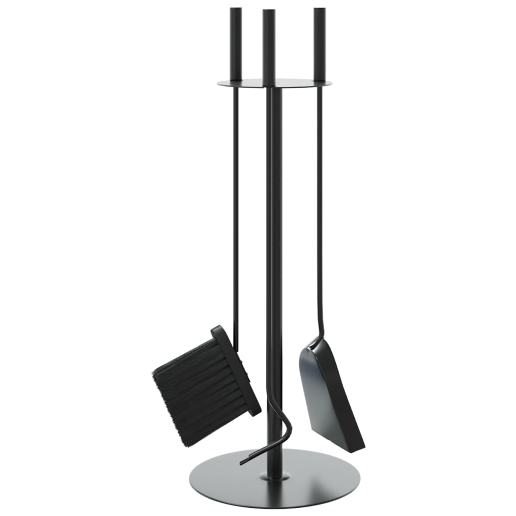4-piece fireplace tool set 22 x 59 cm steel garden tool
