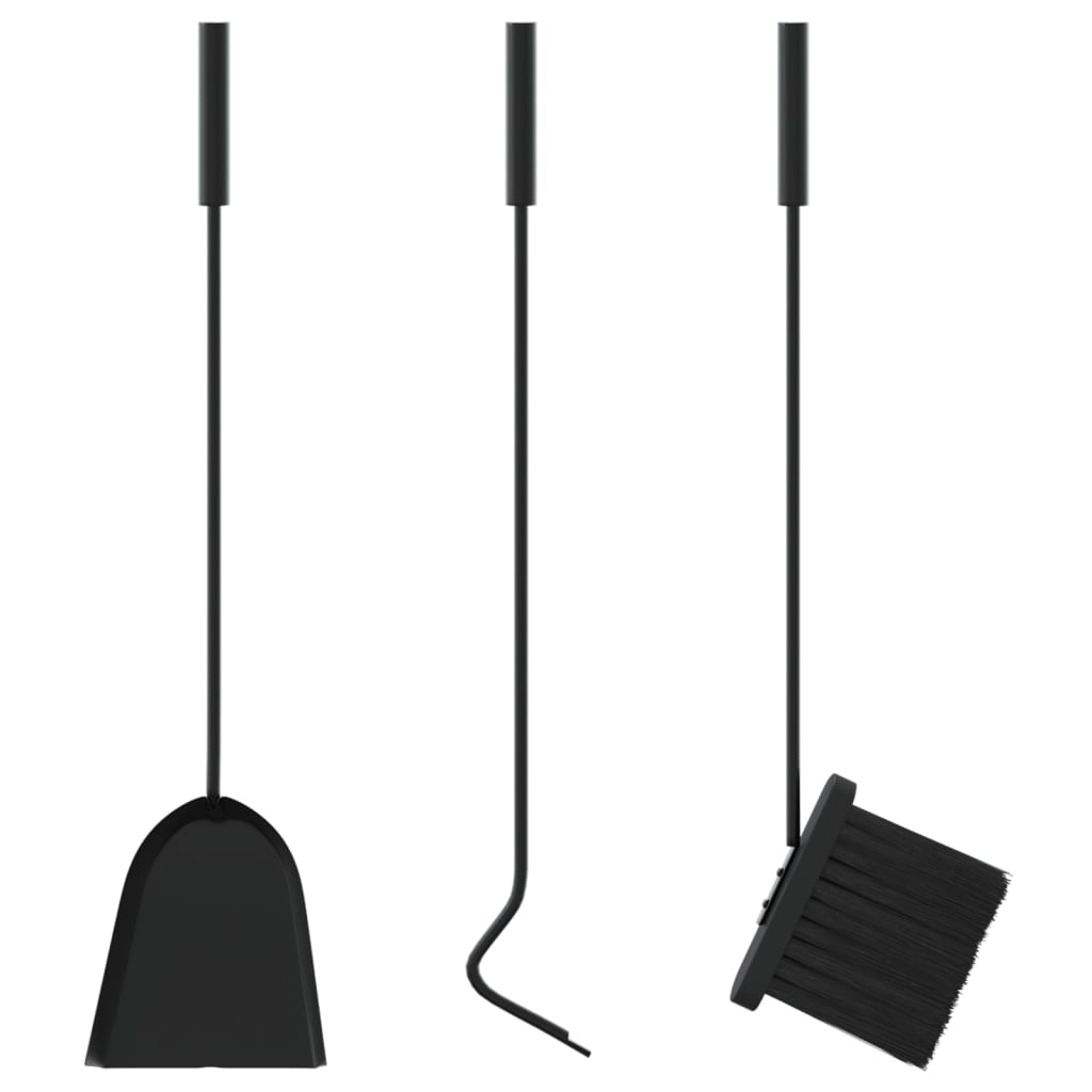 4-piece fireplace tool set 22 x 59 cm steel garden tool