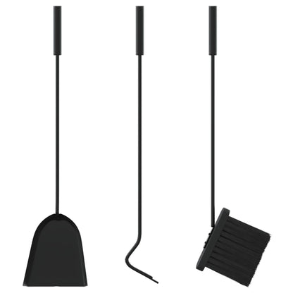 4-piece fireplace tool set 22 x 59 cm steel garden tool