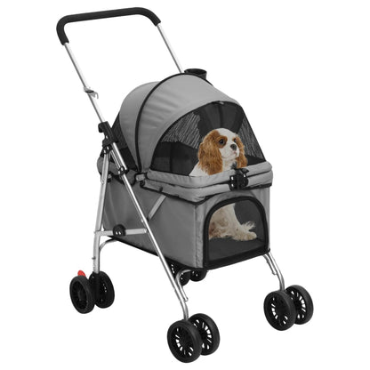 Foldable Dog Stroller 76x Oxford Fabric